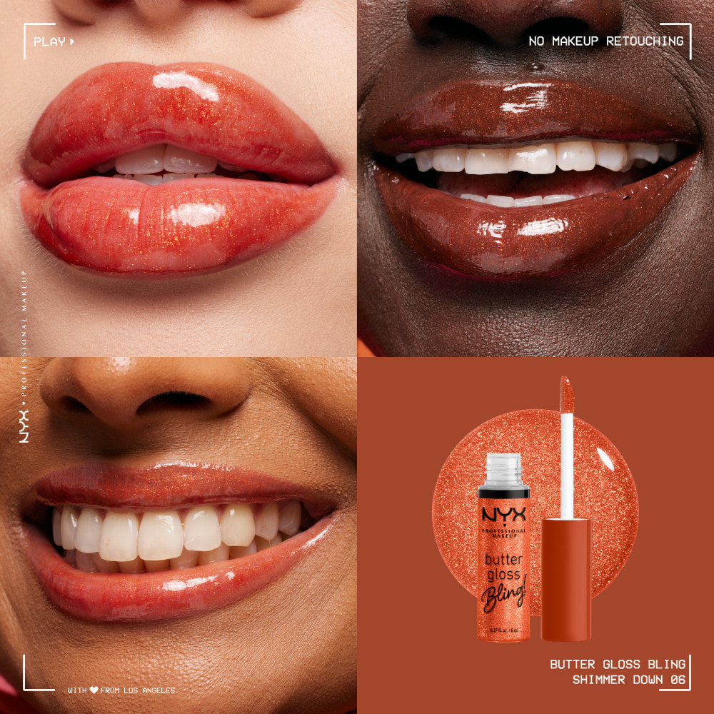 NYX Professional Makeup Butter Gloss Bling Gloss SHIMMER DOWN