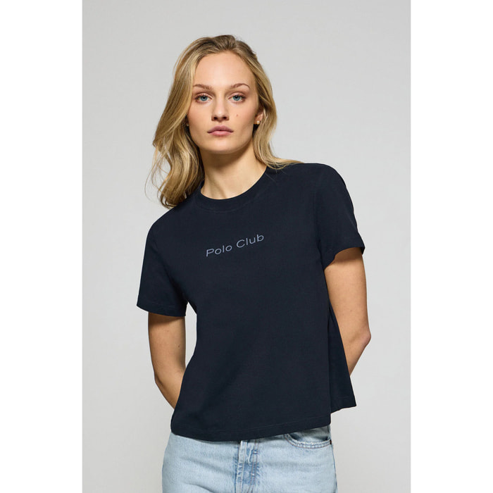 Camiseta Tori azul marino con logo Minimal Combo Polo Club