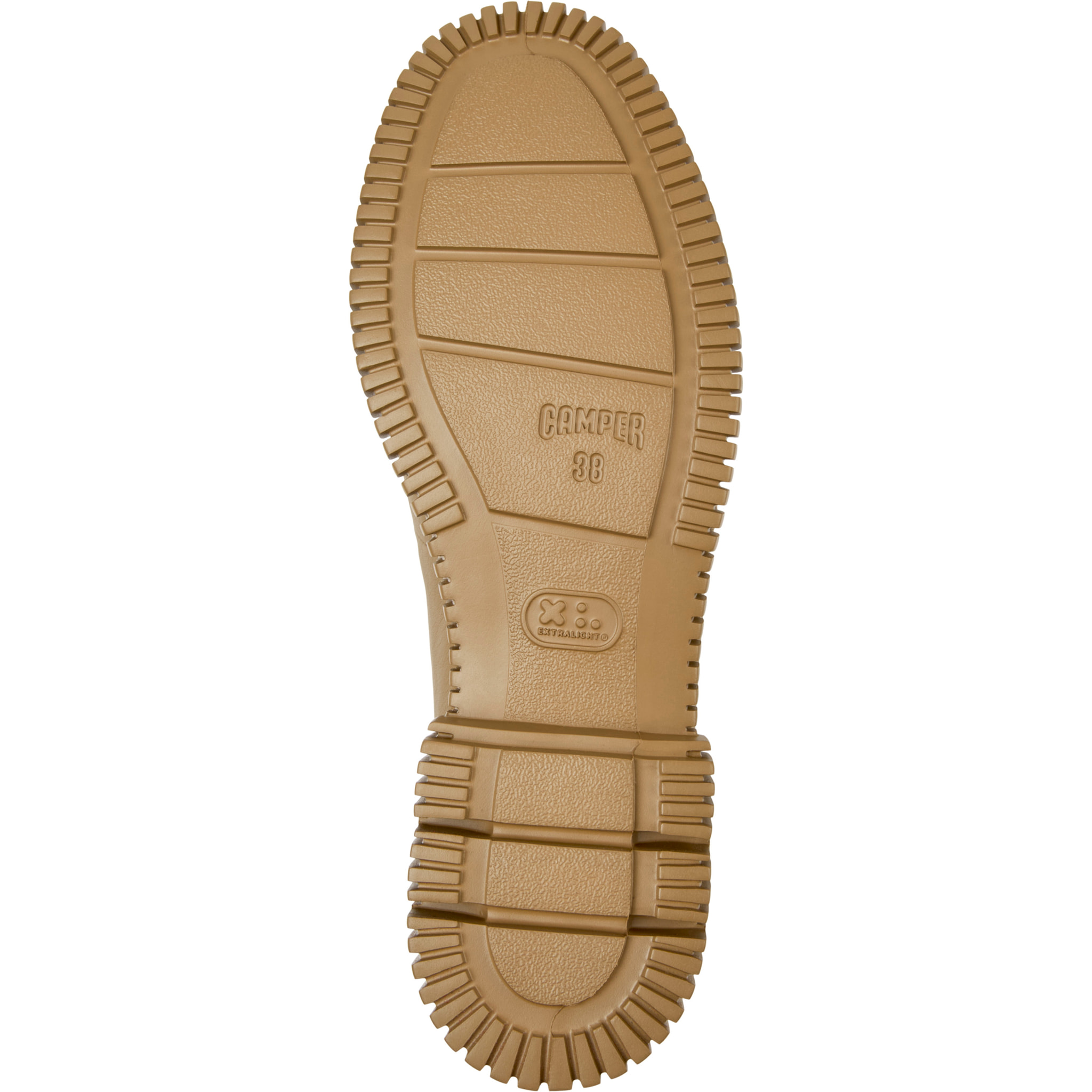 Zapatos de cordones - CAMPER Pix - Marron - Cuero liso