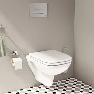 S20 36x34x48 cm cuvette suspendue en céramique avec bride, sortie horizontale, vendue sans abattant, blanc (5505-003-0101)