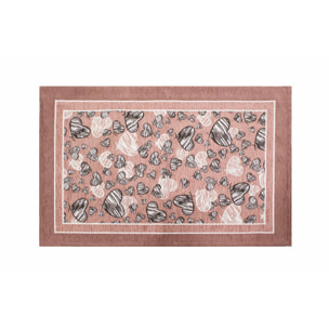 TAPPETO DA CUCINA DIS. MELODY PRUGNA 57X85 CM CON ANTISCIVOLO