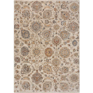 SAMARKAND Alfombra estilo vintage de pelo corto multicolor, varias medidas disponibles