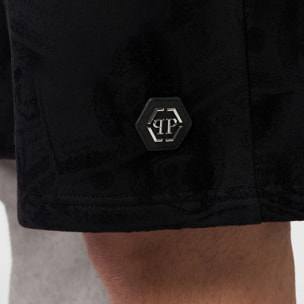 PHILIPP PLEIN Pantalones cortos de chándal SKULL