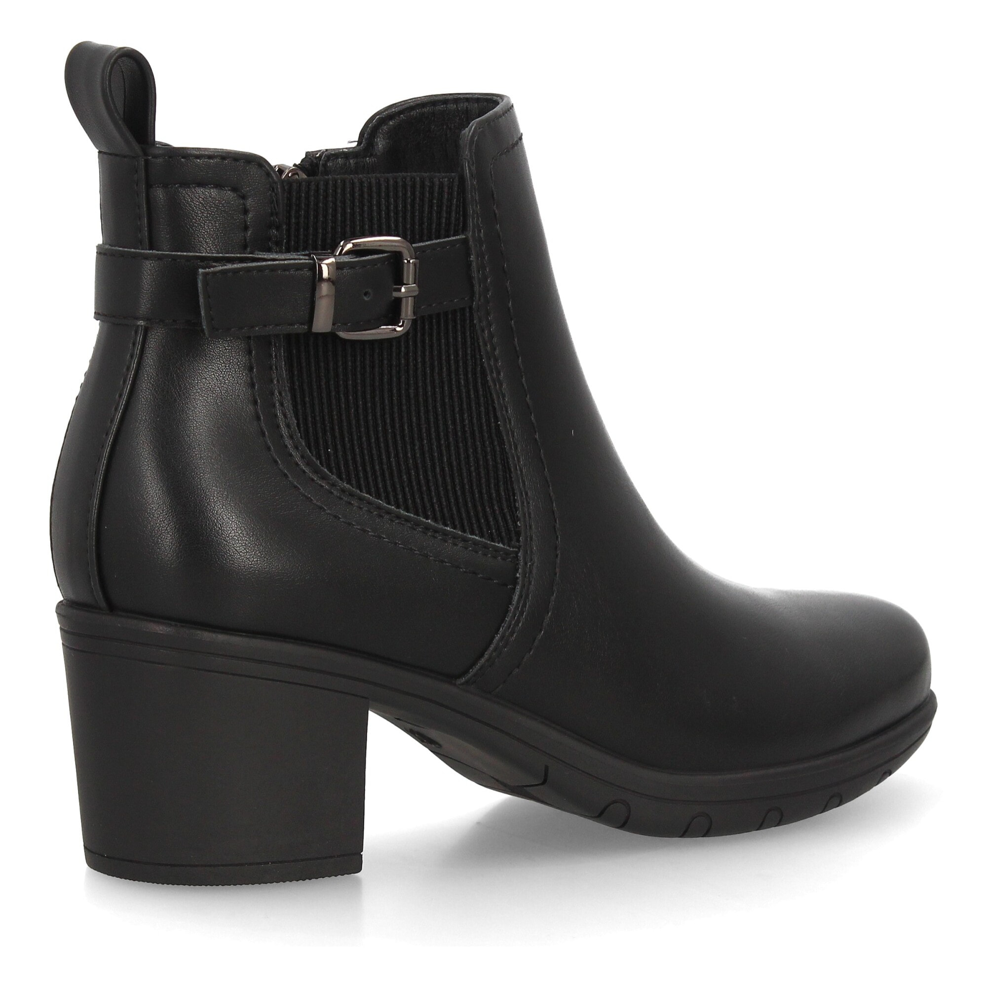Botines Chelsea con hebilla decorativa