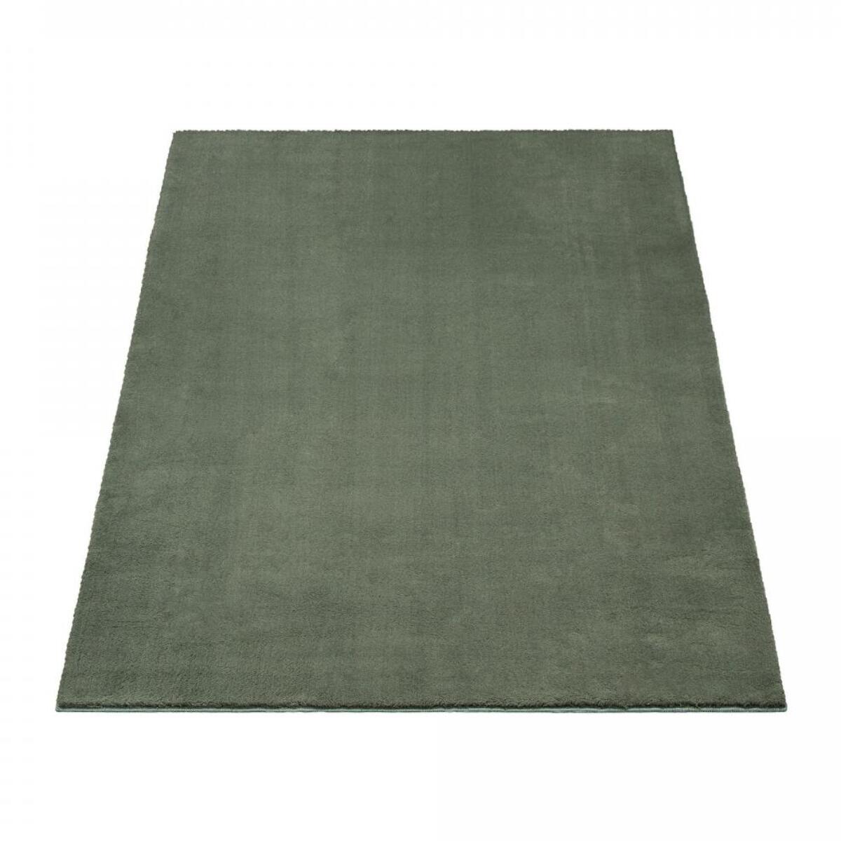 Tapis salon MITA, soft et soyeux, tapis uni à l'aspect Shaggy