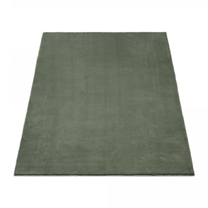 Tapis salon MITA, soft et soyeux, tapis uni à l'aspect Shaggy