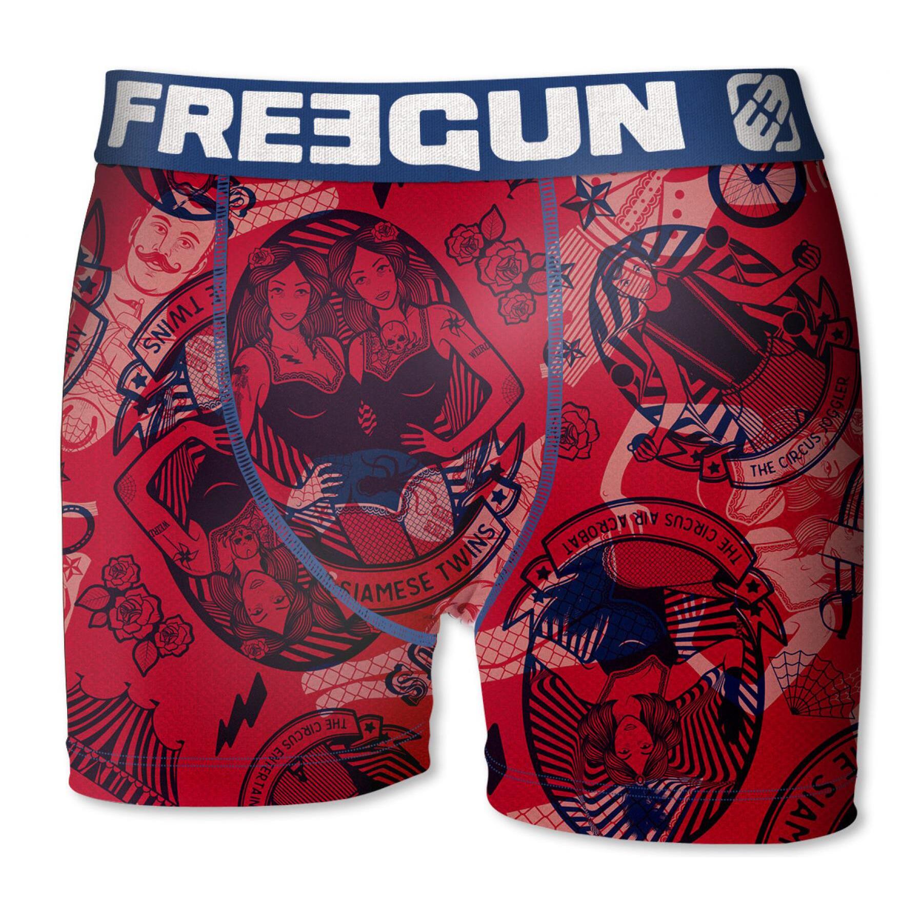 calzoncillo boxer freegun para niño the circus