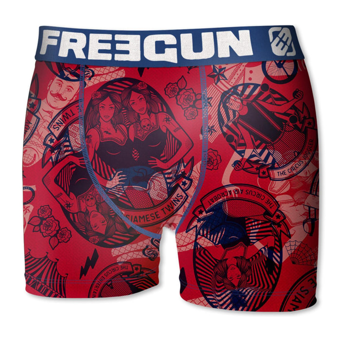 calzoncillo boxer freegun para niño the circus