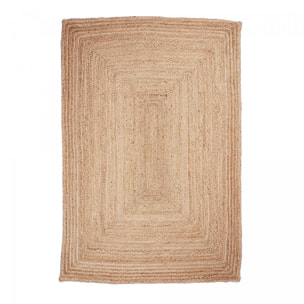 Tapis en jute fait à la main motif uni VOFU