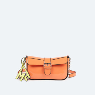 BOLSO MH CROSSBODY BAGUETTE C/ORANGE