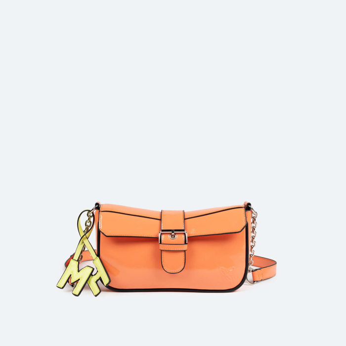 BOLSO MH CROSSBODY BAGUETTE C/ORANGE