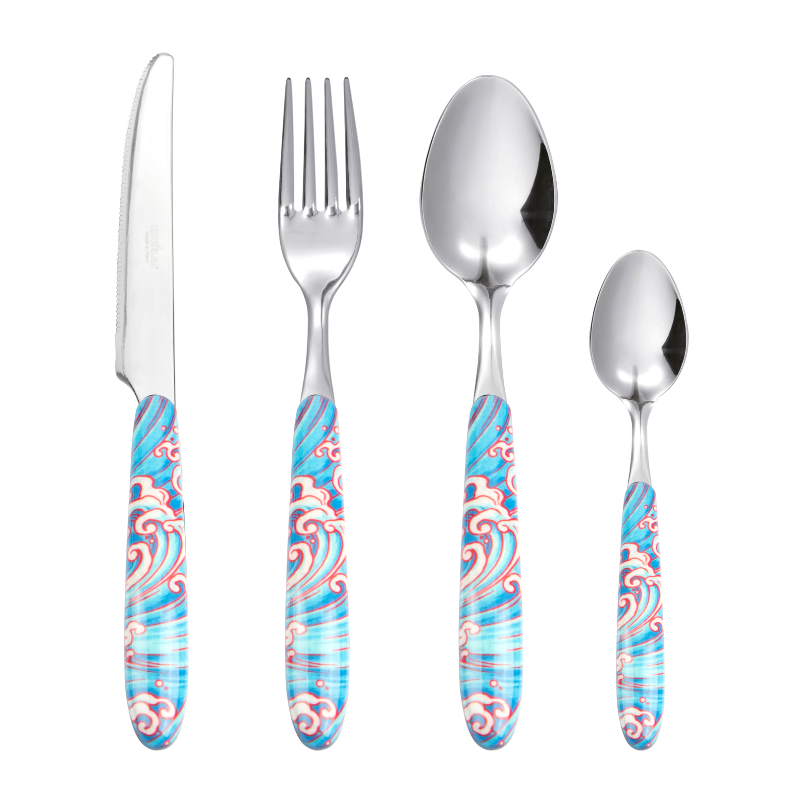 Servizio 24 posate Excelsa – Kimono, Acciaio Multicolore