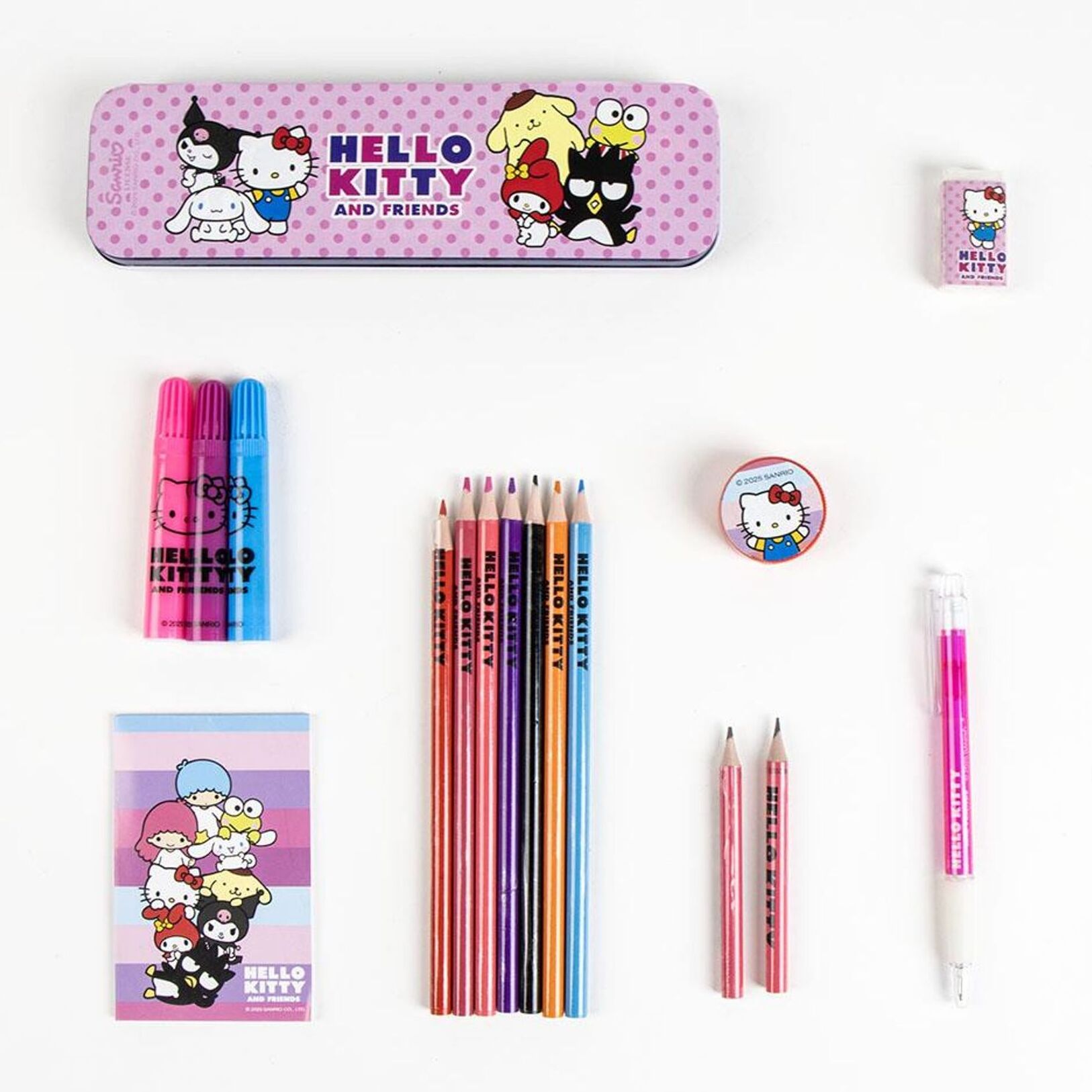 Set Papelería Coloreable Hello Kitty