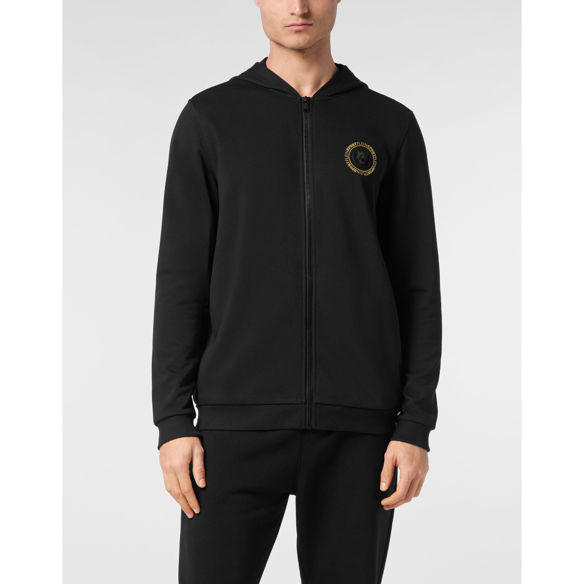 PLEIN SPORT Hooded Sweatjacket TIGER
