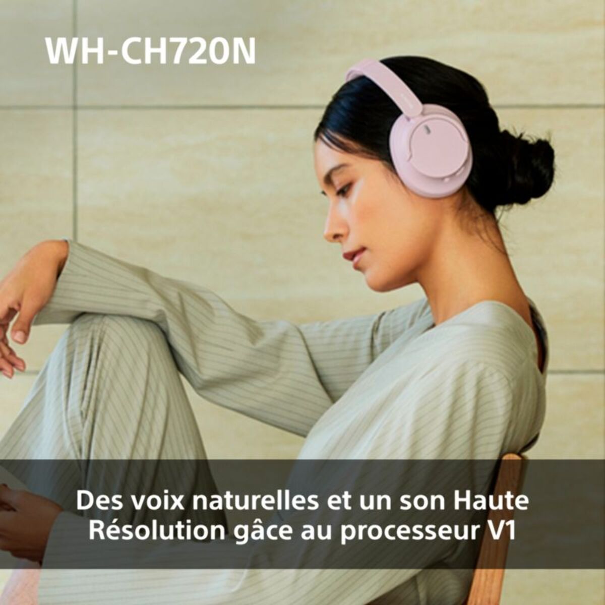 Casque SONY WH-CH720N Noir