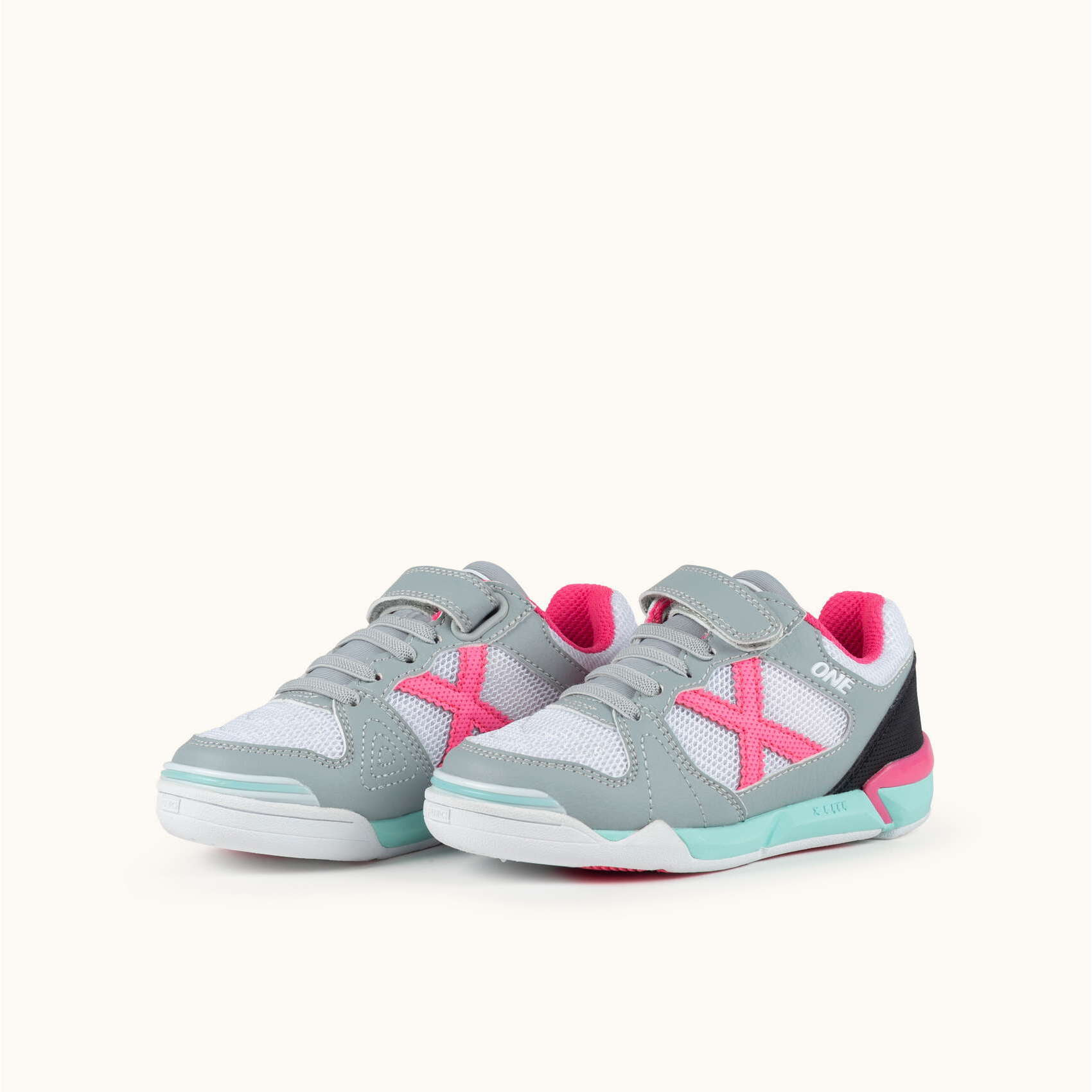 Zapatilla Deportiva Infantil con Cierre de Velcro y Tecnología X-Lite MUNICH ONE KID VCO 81
