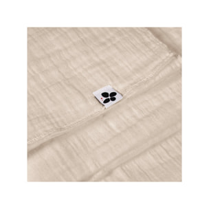 Lot de 3 serviettes 40x40 cm en gaze de coton - 10 coloris - GAIA