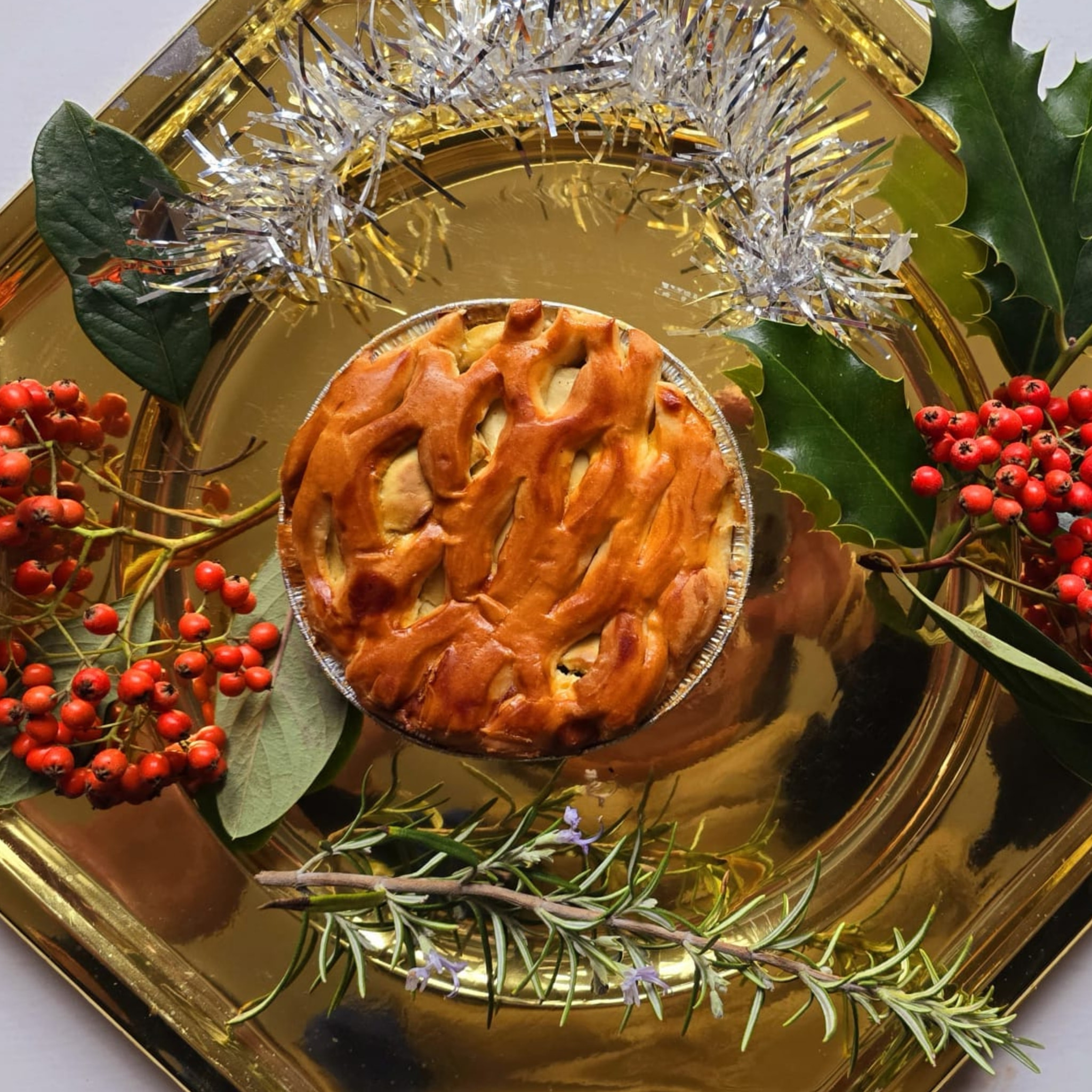 Tourte au foie gras et pommes -130g*** - France