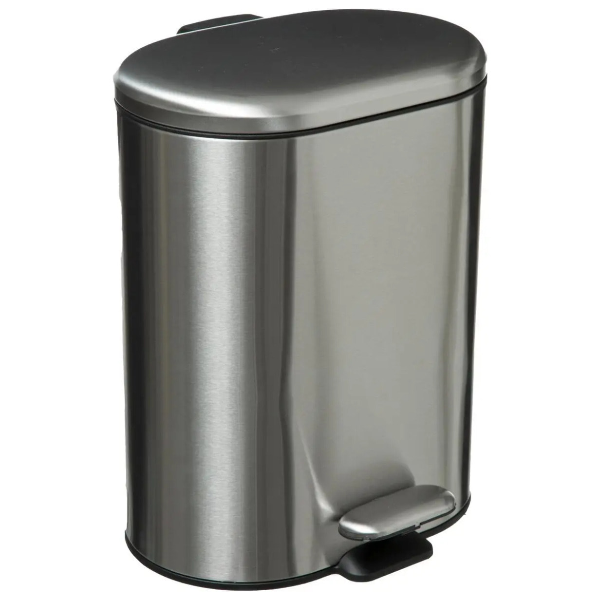 Poubelle soft close métal 6L "Siliflex" inox