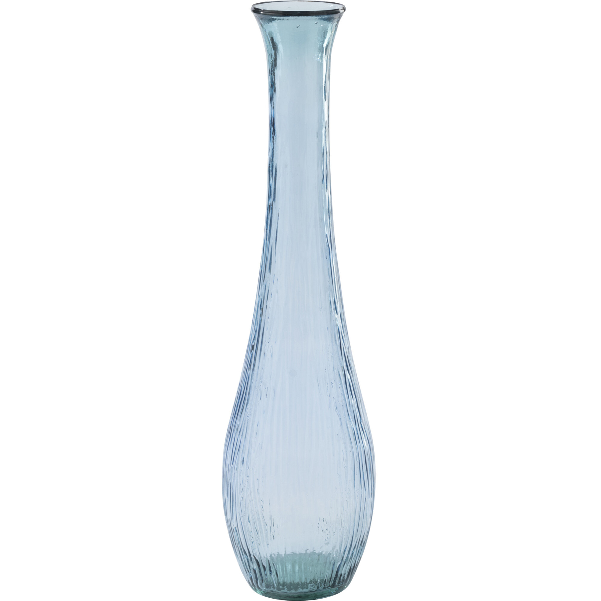 J-Line Vase - verre - bleu clair