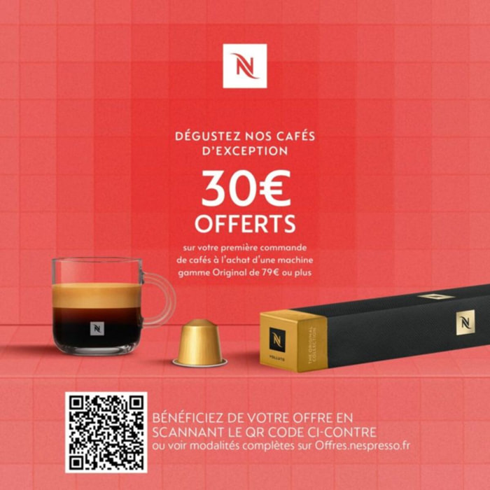 Nespresso DELONGHI NESPRESSO EN80.B Inissia Intense Noire