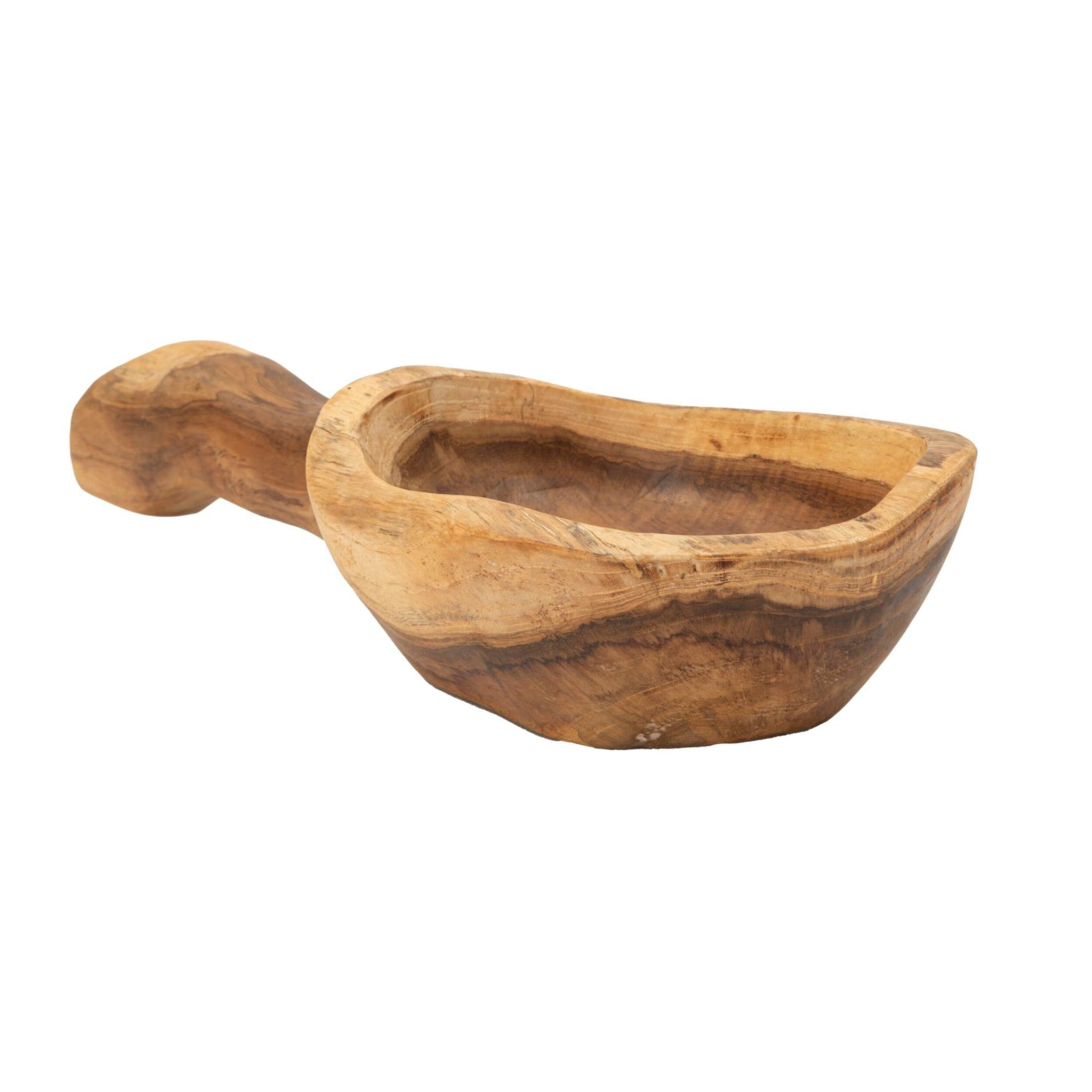 S/TASCHE SPOON IN TEAK RIC. CM 36X16X8 (PEZZI UNICI - NON RIP. IN SERIE)