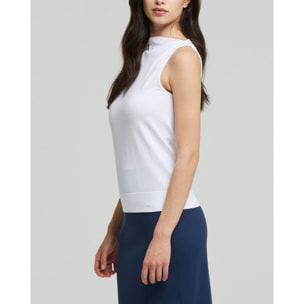 Smanicato scollo barchetta seamless