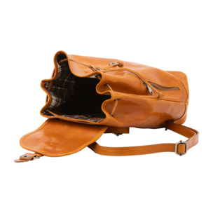 Borsa a spalla da donna - Modello False - 100% pelle artigianale - 25.0 x 32.0 x 14.0 cm