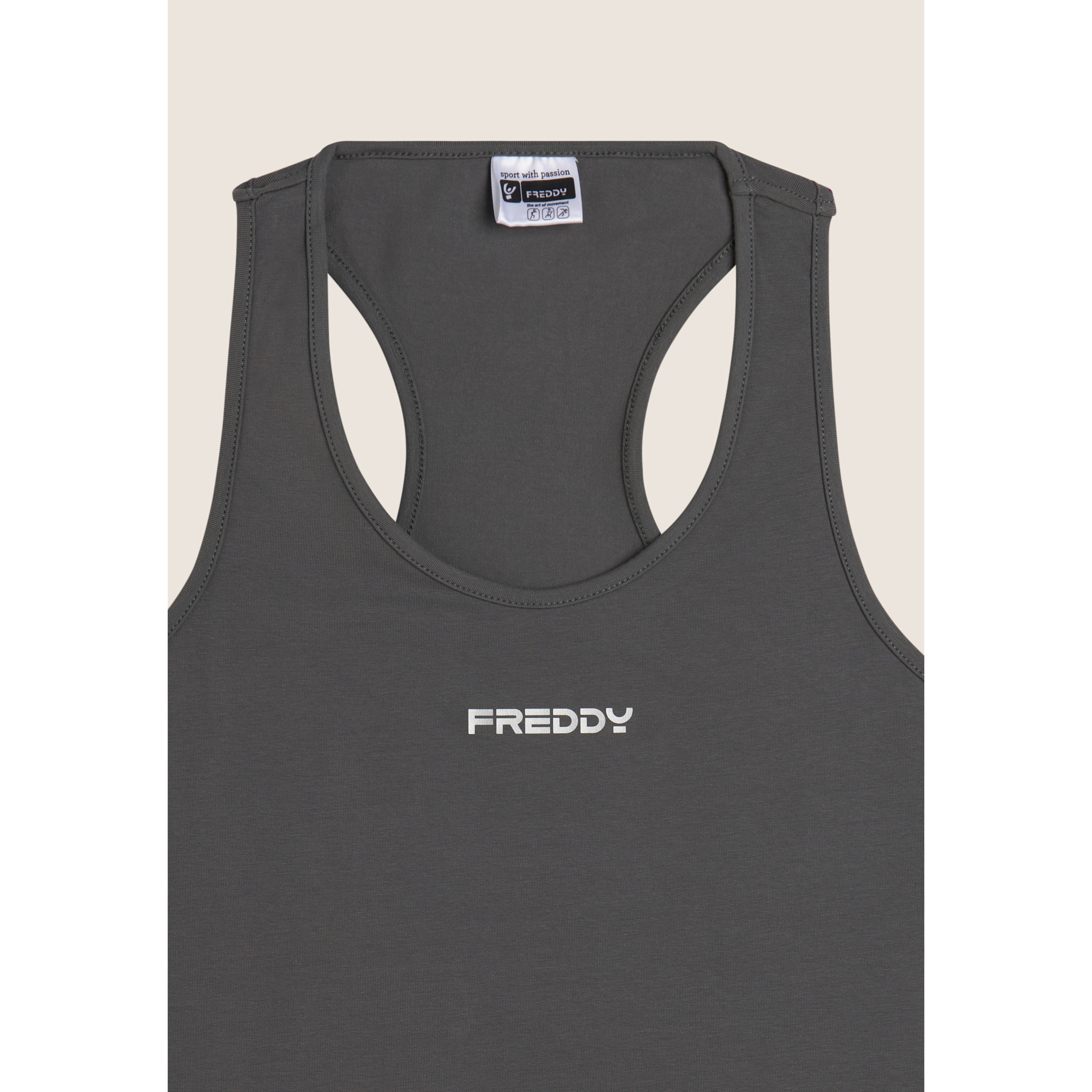 Canotta Donna in Jersey Elasticizzato