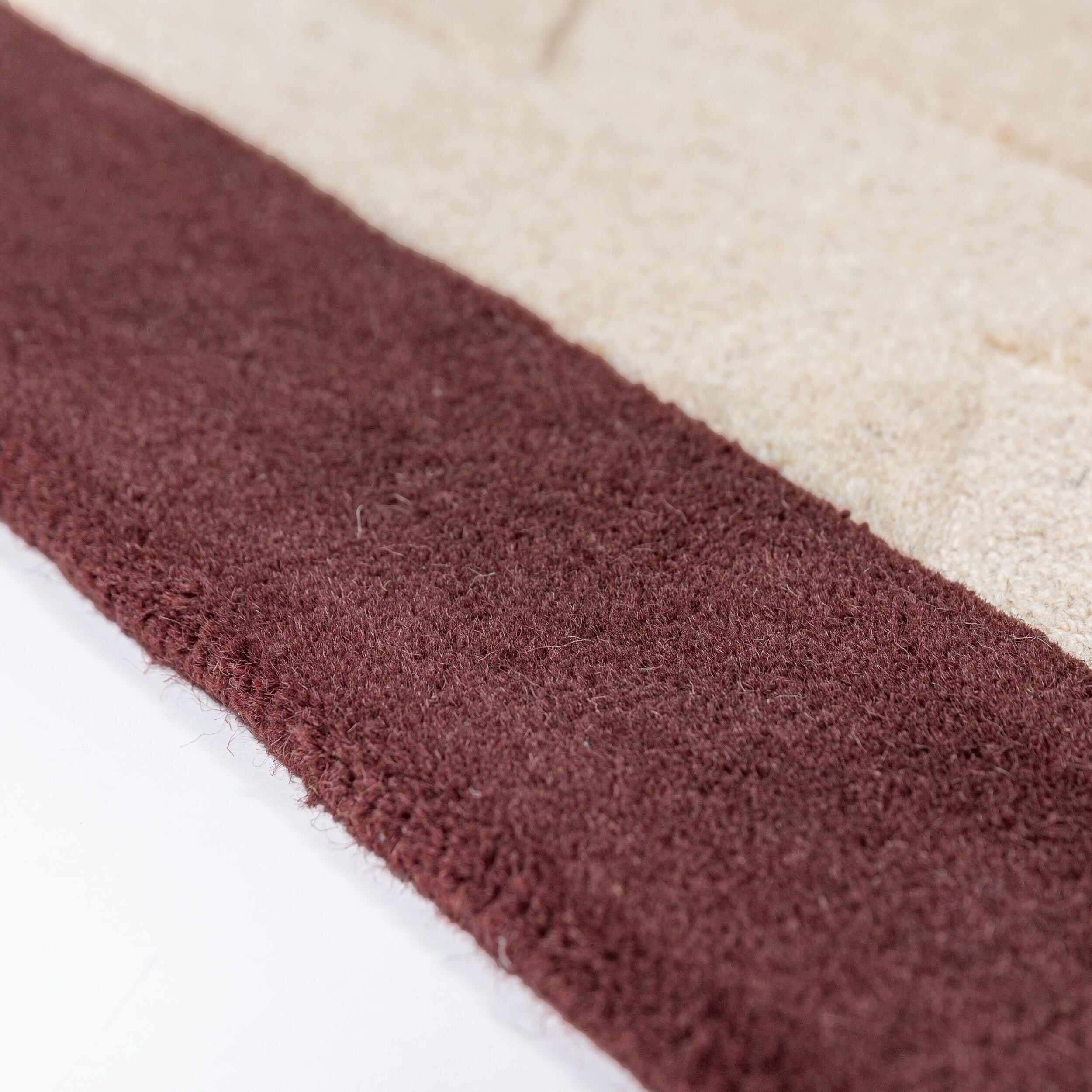 Tapis en laine à bordure APEX