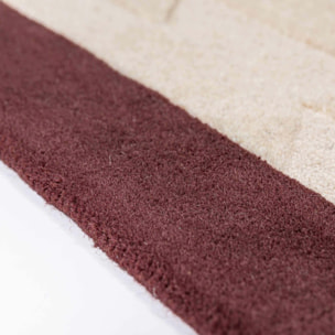 Tapis en laine à bordure APEX