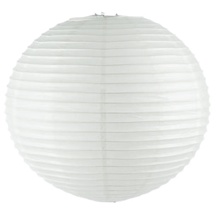Lanterne boule papier blanc H60cm