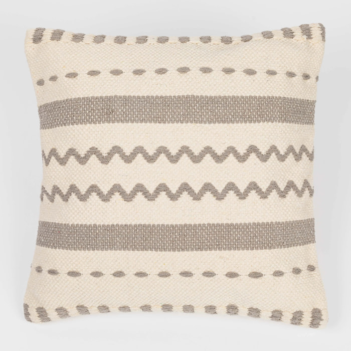 Cojín cuadrante algodón Leito 45x45 - funda + relleno