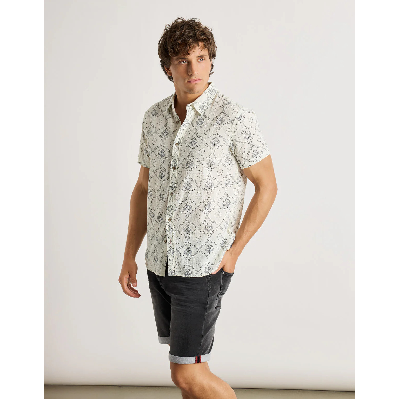 Camisa Manga Corta Blanco - Napis