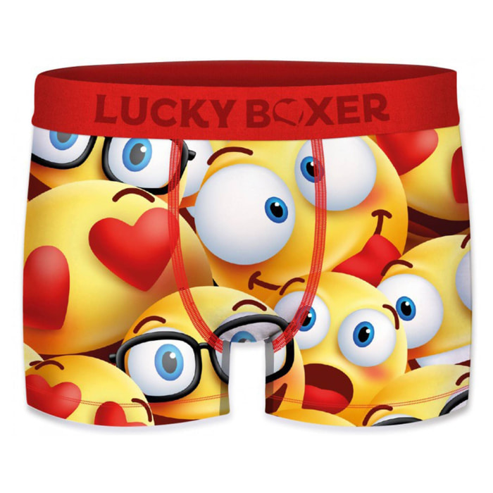 Boxer diseño emojis lucky boxer