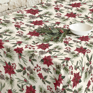 Nappe Anti-tâches Culla Linge Christmas Flower 1