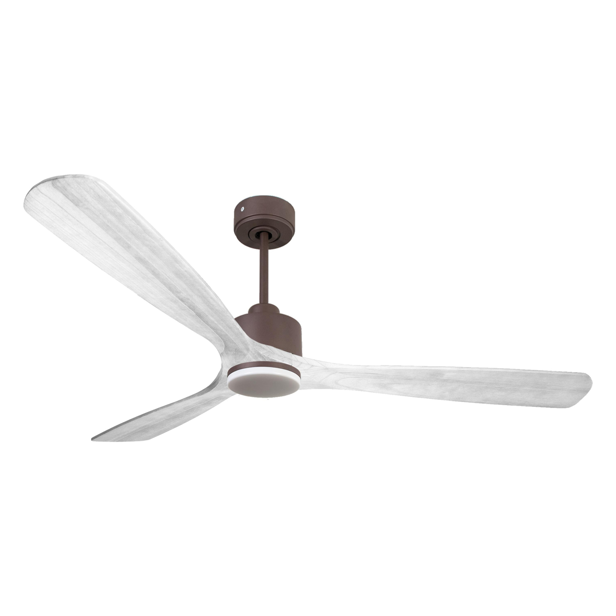 Ventilateur de plafond Réversible  Thermostat Dimmable Wifi Moteur à courant continu Toits en pente Télécommande Lumière à trois tons Hypersilence Mémoire