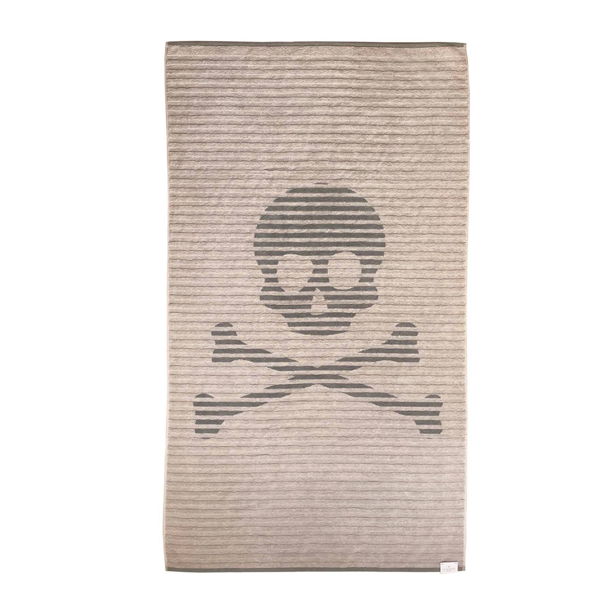 Juego de 2 toallas 90x180cm 100% algodón 500gsm beige + azul marino scalpers home