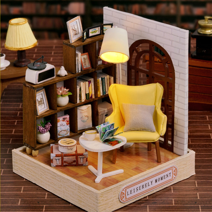 Colección Rincón de la felicidad, Momentos relajantes. Maqueta 3D realista con gran detalle y luces led.