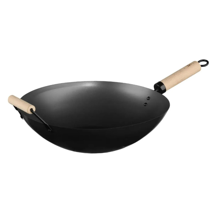 Wok en acier 35 cm