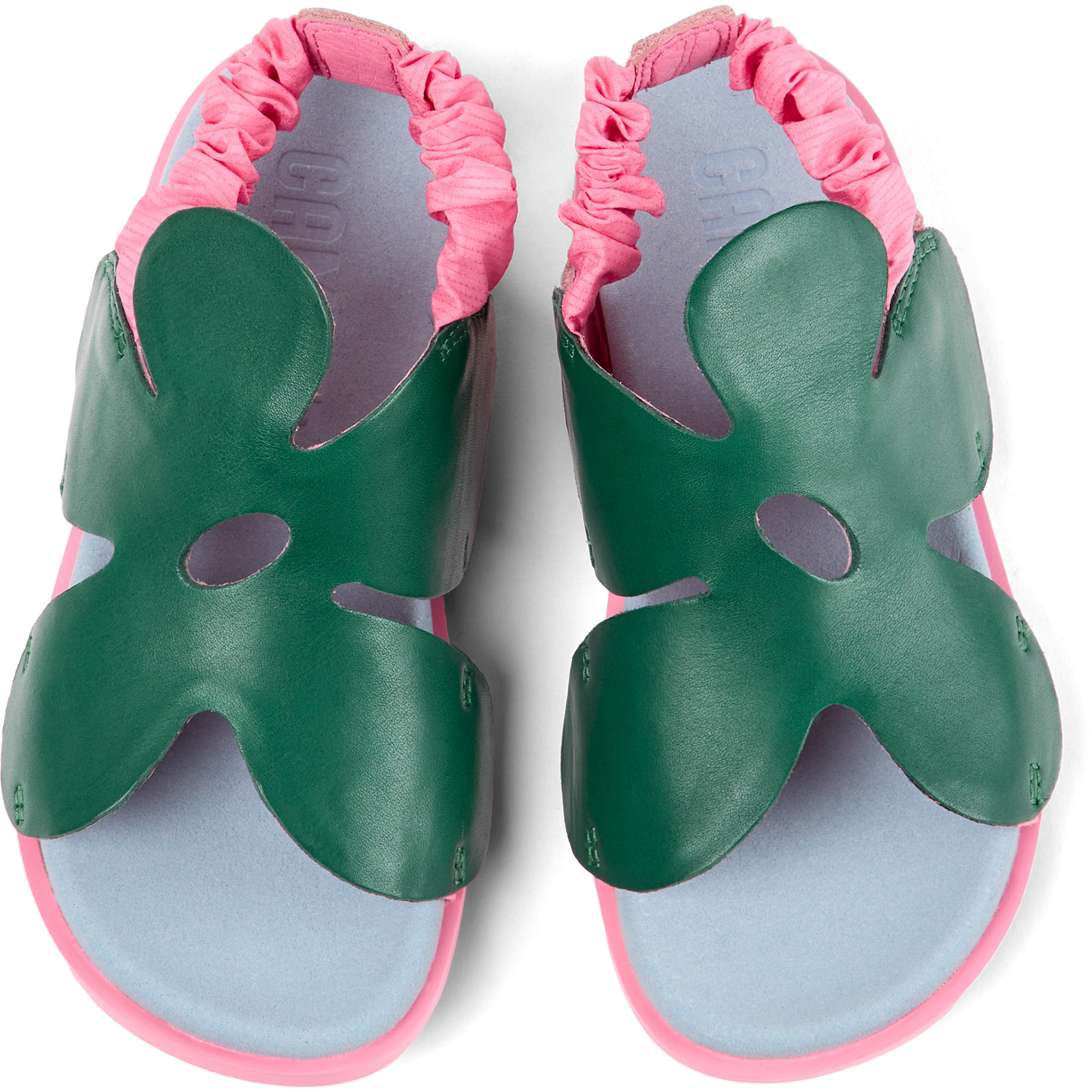 Sandalias - CAMPER Brutus - Verde - Cuero liso