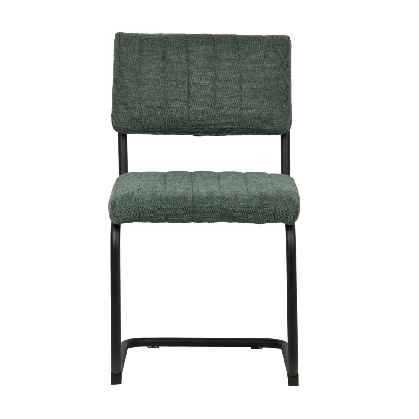 Silla Metal Chenilla Verde 50x56x87 Cm