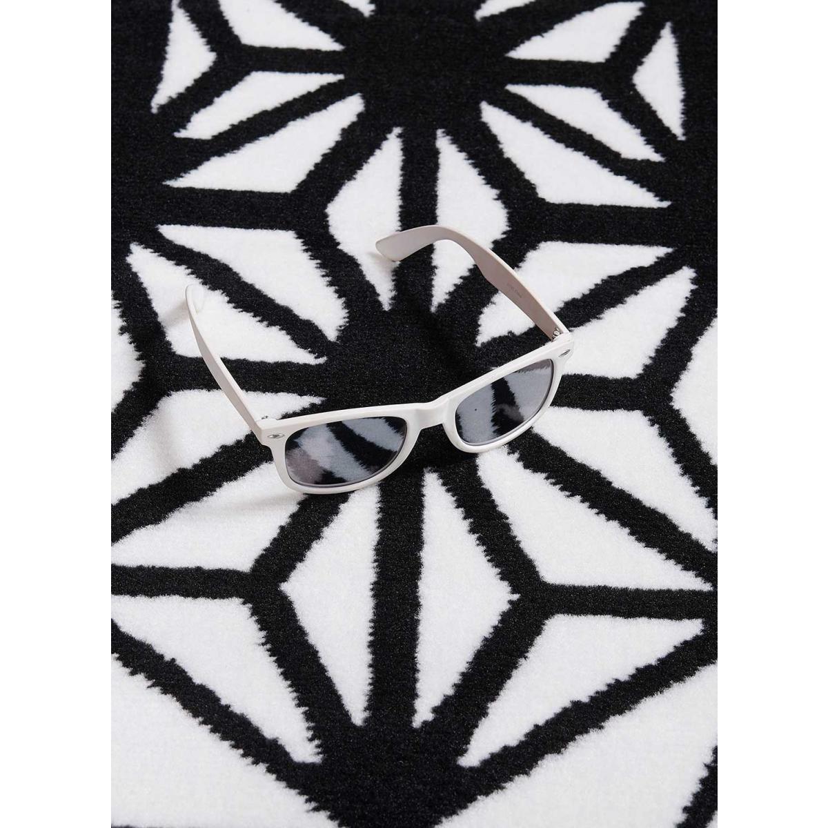 Tapis salon et chambre tissé motif géométrique JESI