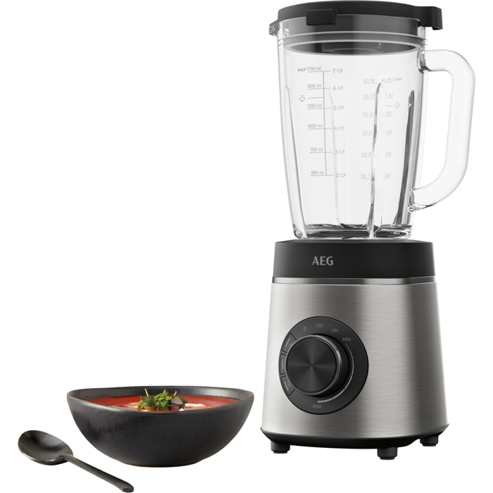 AEG Batidora de vaso de 1,75 litros y 1400 W TB6-1-6ST