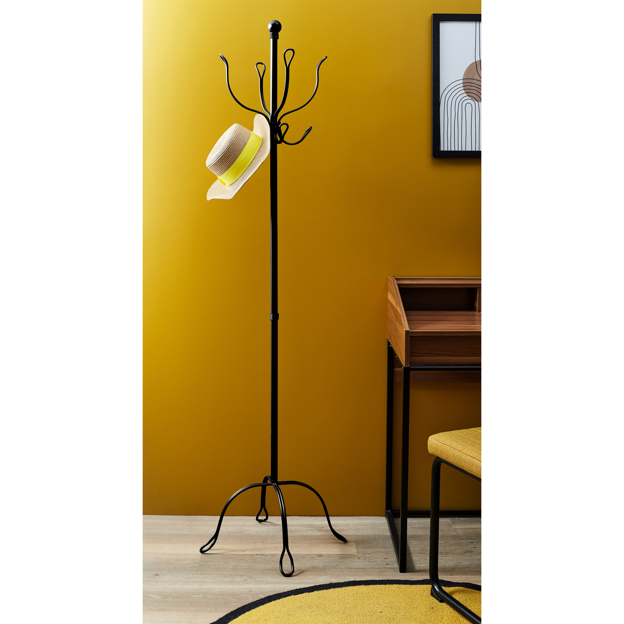 Portemanteau Vintage Metal Noir