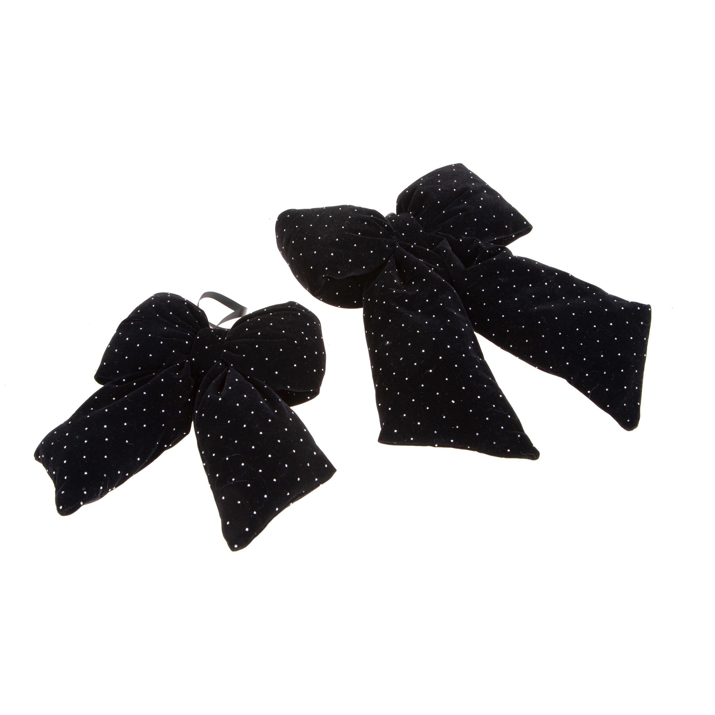 Fiocco con diamanti - Pezzi 3 - NERO - Bianchi Dino SpA
