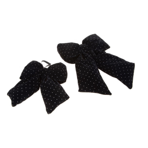 Fiocco con diamanti - Pezzi 3 - NERO - Bianchi Dino SpA