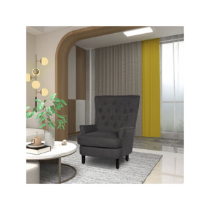 Fauteuil "Arhus" - 1 place - Gris foncé