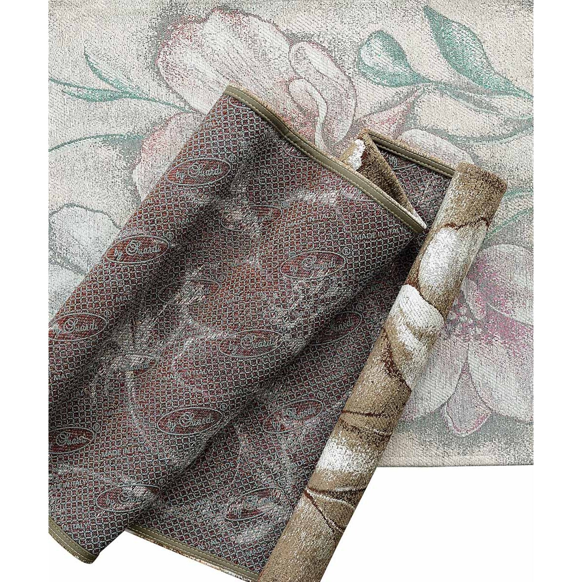 Tappeto Arredo Fiori Lavabile Antiscivolo