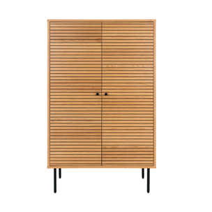 Tolga - buffet haut - chêne - 80x130 cm - Bois